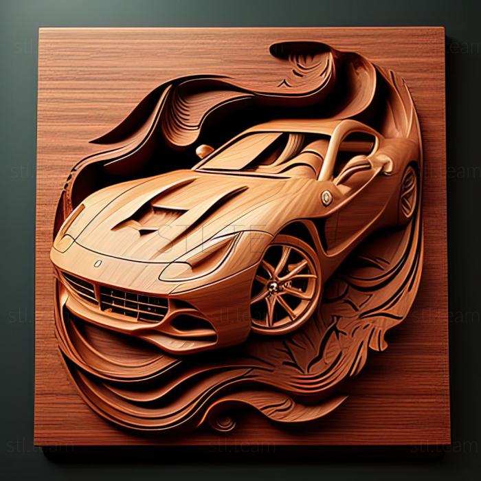 3D model Ferrari California (STL)